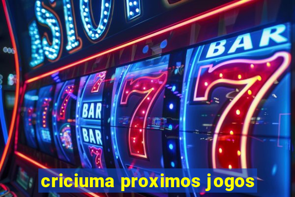 criciuma proximos jogos